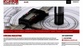 What Kuhne-industrie.com website looked like in 2021 (3 years ago)