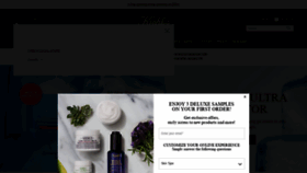 What Kiehls.ca website looked like in 2021 (5 years ago)