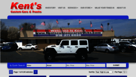 What Kentscustomcarstrucks.com website looked like in 2021 (3 years ago)