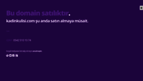 What Kadinkulisi.com website looked like in 2021 (3 years ago)