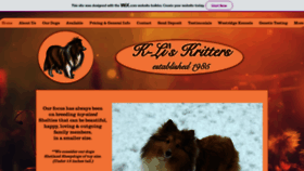 What Kliskritters.com website looked like in 2021 (3 years ago)