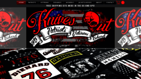What Knivesoutclothing.com website looked like in 2021 (3 years ago)