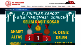 What Karaman.meb.gov.tr website looked like in 2021 (3 years ago)
