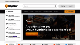 What Kopazar.com website looked like in 2021 (3 years ago)