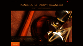 What Kancelariaaj.pl website looked like in 2021 (3 years ago)
