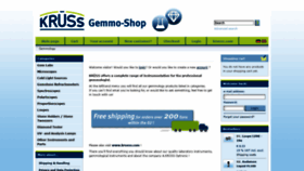 What Kruess-shop.de website looked like in 2021 (3 years ago)