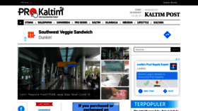 What Kaltimpost.co.id website looked like in 2021 (3 years ago)