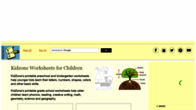 What Kidzone.ws website looked like in 2021 (3 years ago)