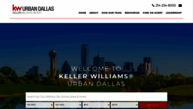 What Kwurbandallas.com website looked like in 2021 (3 years ago)