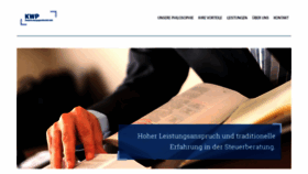 What Kwp-steuerberatung.de website looked like in 2021 (3 years ago)