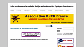 What Kjer-france.org website looked like in 2021 (3 years ago)