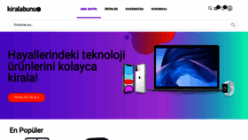 What Kiralabunu.com website looked like in 2021 (3 years ago)