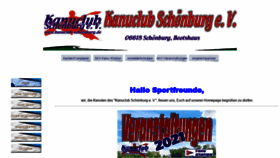 What Kanuclub-schoenburg.de website looked like in 2021 (3 years ago)