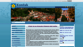 What Kunzak.cz website looked like in 2021 (3 years ago)