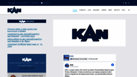 What Kan.cz website looked like in 2021 (3 years ago)