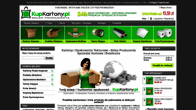 What Kupkartony.pl website looked like in 2021 (3 years ago)