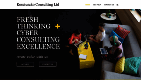 What Kosciuszkoconsulting.com website looked like in 2021 (3 years ago)