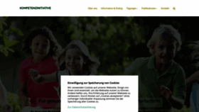 What Kompetenzinitiative.com website looked like in 2021 (3 years ago)