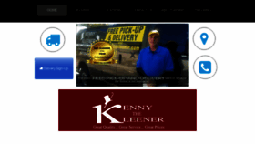 What Kennythekleener.com website looked like in 2021 (3 years ago)