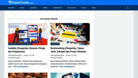 What Kajianpustaka.com website looked like in 2021 (3 years ago)