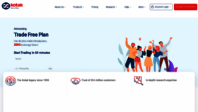 What Kotaksecurities.com website looked like in 2021 (4 years ago)