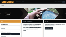 What Koawatealearn.co.nz website looked like in 2021 (3 years ago)