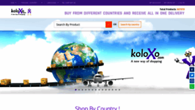 What Koloxo.com website looked like in 2021 (3 years ago)