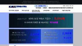 What Kmx.kr website looked like in 2021 (3 years ago)