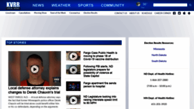 What Kvrr.com website looked like in 2021 (3 years ago)