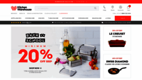 What Kitchenwarehouse.com.au website looked like in 2021 (3 years ago)