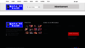 What Karaokekash.com website looked like in 2021 (3 years ago)