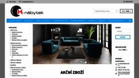 What K-nabytek.cz website looked like in 2021 (4 years ago)