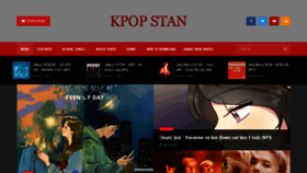 What Kpopstan.com website looked like in 2021 (3 years ago)