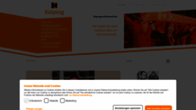 What Kolping.de website looked like in 2021 (4 years ago)