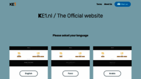 What Ke1.nl website looked like in 2021 (3 years ago)