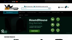 What K9control.co.nz website looked like in 2021 (3 years ago)