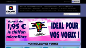 What Kdopix.fr website looked like in 2021 (3 years ago)