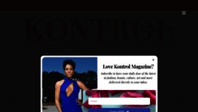 What Kontrolmag.com website looked like in 2021 (3 years ago)