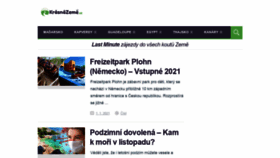 What Krasnazeme.cz website looked like in 2021 (3 years ago)