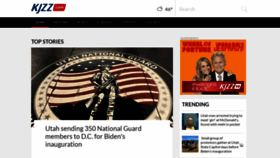 What Kjzz.com website looked like in 2021 (5 years ago)