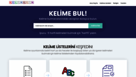 What Kelimecim.com website looked like in 2021 (3 years ago)