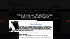 What Kinemedics.com website looked like in 2021 (3 years ago)