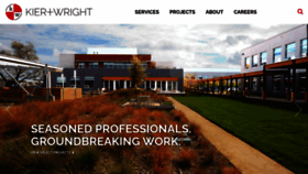 What Kierwright.com website looked like in 2021 (3 years ago)