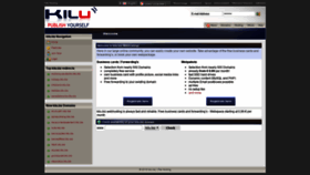 What Kilu.biz website looked like in 2021 (3 years ago)