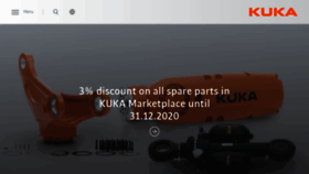 What Kuka.com website looked like in 2021 (3 years ago)