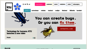 What Ktu.lt website looked like in 2021 (3 years ago)