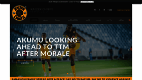 What Kaizerchiefs.com website looked like in 2021 (3 years ago)