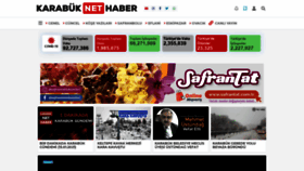 What Karabuknethaber.com website looked like in 2021 (3 years ago)