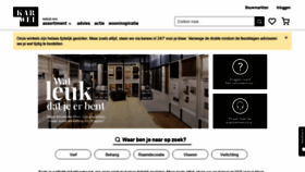 What Karwei.nl website looked like in 2021 (3 years ago)