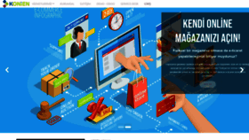 What Konien.com website looked like in 2021 (3 years ago)
